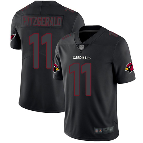 Arizona Cardinals Limited Black Men Larry Fitzgerald Jersey NFL Football #11 Rush Impact->arizona cardinals->NFL Jersey